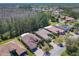 Real estate aerial showing neighborhood featuring well-maintained homes with manicured lawns at 741 Villa Park Rd, Poinciana, FL 34759