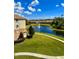 Beautiful exterior view of the apartments with pond and fountains at 8300 Portofino Dr # 403, Davenport, FL 33896