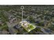 Overhead shot showing the property's prime location within a well-maintained residential area at 1000 Seburn Rd, Apopka, FL 32703