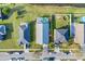 Aerial shot of a home with a fenced pool and well-maintained backyard at 3686 Ricky Ln, St Cloud, FL 34772
