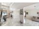 Spacious living area with high ceilings, marble floors, and stylish decor at 4301 Presidio Way, Kissimmee, FL 34746