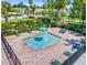 Community splash pad and seating area for relaxation at 4301 Presidio Way, Kissimmee, FL 34746