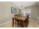 Bright dining area with furniture and lighting at 4614 Falcon Ave, Kissimmee, FL 34746
