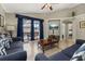 Cozy living room with pool view and neutral tones, perfect for relaxing or entertaining at 4614 Falcon Ave, Kissimmee, FL 34746