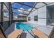 Backyard inground pool offers fun in the sun and relaxation at 4614 Falcon Ave, Kissimmee, FL 34746
