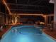 Enjoy the tranquility of this private pool area illuminated at night at 4809 Jeanette Ct, St Cloud, FL 34771