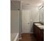 Bathroom features double sinks and ample cabinet space, great for busy mornings at 49 Inconnu Dr, Poinciana, FL 34759