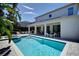 Stunning backyard pool with a covered patio area, perfect for entertaining and relaxing at 7649 Wilmington Loop, Kissimmee, FL 34747