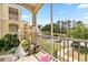 Relaxing balcony with beautiful views of the surrounding neighborhood at 8103 Coconut Palm Way # 204, Kissimmee, FL 34747