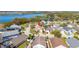 Aerial view of the community highlighting the home's proximity to a lake and surrounding neighborhood at 919 Lake Charles Dr, Davenport, FL 33837