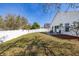 Spacious backyard featuring a patio area with seating and privacy fence at 919 Lake Charles Dr, Davenport, FL 33837
