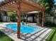 Beautiful pool with a gazebo and pergola at 14419 Magnolia Ridge Loop, Winter Garden, FL 34787