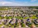 Expansive aerial view of a well-planned community with lush green lawns and beautiful homes at 15129 Driftwood Bend St, Winter Garden, FL 34787