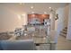 Open-concept dining area featuring tile floors and seamless transition to the kitchen at 1737 Kato Way, Kissimmee, FL 34744