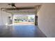 Spacious and clean two-car garage with a clear view to the brick paved driveway at 1737 Kato Way, Kissimmee, FL 34744