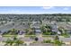 Aerial view of a neighborhood with houses featuring well-kept lawns and mature trees at 2129 Stillwood Way, St Cloud, FL 34771