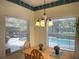 Charming breakfast nook with pool views, natural light, and a cozy dining set at 4602 Cumbrian Lakes Dr, Kissimmee, FL 34746