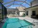 Gorgeous pool surrounded by a screened lanai, offering privacy and bug-free enjoyment at 4602 Cumbrian Lakes Dr, Kissimmee, FL 34746