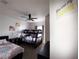 Cozy bedroom featuring a bunk bed, a full bed, and vibrant decor at 5364 Diplomat Ct # 106, Kissimmee, FL 34746
