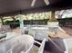 Outdoor kitchen featuring stone accents, sink, and countertops, perfect for entertaining at 5364 Diplomat Ct # 106, Kissimmee, FL 34746