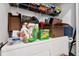 Laundry area with front load washer and dryer with items stacked on top, messy area at 8103 Coconut Palm Way # 205, Kissimmee, FL 34747