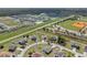 An aerial view of a planned community with residential housing and outdoor recreational areas at 139 Columbia Dr, Poinciana, FL 34759