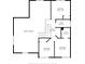Detailed floor plan of the second floor with bedroom, bathroom, and WIC dimensions at 2313 Duncan Trl, Clermont, FL 34714