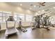 Well-equipped fitness center with modern exercise equipment and ample space for workouts at 2372 Sirena Ln, Mount Dora, FL 32757