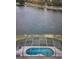 Aerial view featuring a pool and beautiful lake view at 2438 Winfield Dr, Kissimmee, FL 34743