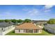 A backyard featuring a well-kept lawn and privacy fence enhances the home's outdoor appeal at 3840 Wood Thrush Dr, Kissimmee, FL 34744