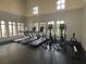 Modern gym featuring treadmills, elliptical machines and stationary bike for cardio workouts at 9690 Emerald Berry Dr, Winter Garden, FL 34787