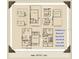 Home layout depicting the room dimensions and optional features, highlighting a 4th bedroom at 1027 Banks Rose St, Celebration, FL 34747