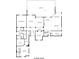 Detailed floor plan showcasing the layout of a house, including the sunroom, kitchen, and primary bedroom at 1233 Cambria Bnd, Kissimmee, FL 34759