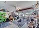Spacious two car garage with natural lighting and ample room for storage at 1437 Swift Ct, Kissimmee, FL 34759