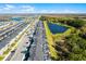 Aerial view capturing the property and its prime location near lakes and scenic roads at 2569 Reading Trl, Kissimmee, FL 34746