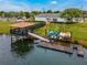 Kayaks docked and available for residents to enjoy on the community's lake at 2569 Reading Trl, Kissimmee, FL 34746