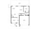 Detailed floor plan of the home's first level, highlighting the room sizes and layout at 260 Willow Bend Dr, Davenport, FL 33897