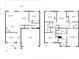 Two-story floor plan outlining the home's layout, dimensions, and room placements at 260 Willow Bend Dr, Davenport, FL 33897