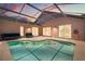 Inviting pool area with a screened enclosure, offering a private and relaxing outdoor space for leisure at 407 Reserve Dr, Davenport, FL 33896