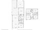 Detailed floorplan showcasing layout of kitchen, living room, bedrooms, and bathrooms at 7412 Soiree Way, Reunion, FL 34747