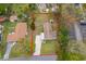 Aerial view of a property with a well-defined lot and surrounding neighborhood at 790 Park Ln, Kissimmee, FL 34741