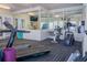 View of community workout room with treadmill, elliptical, and free weights at 8204 Fan Palm Way, Kissimmee, FL 34747