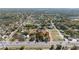 Great aerial view of the property, surrounded by trees and a main road at 10538 Clarcona Ocoee Rd, Apopka, FL 32703
