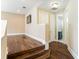 Shot of a loft with wood flooring and a TV mounted on the wall at 13041 Gabor Ave, Orlando, FL 32827