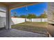 A spacious, fenced backyard, perfect for outdoor activities and relaxation at 14321 Wabasso Loop, Winter Garden, FL 34787