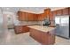 Stylish kitchen with a large island, stainless steel appliances, and ample cabinet space at 2460 Promenade Dr, St Cloud, FL 34772