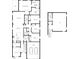 Detailed floor plan showcasing layout of the home including the kitchen, bedrooms, bathrooms, garage and living spaces at 2468 Varenna Loop, Kissimmee, FL 34741