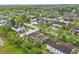 Aerial view showcasing the neighborhood's layout, green spaces, and harmonious blend of homes and nature at 3203 Rio Grande Trl, Kissimmee, FL 34741