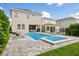 Beautiful backyard featuring a private pool, spa, patio, and ample space for outdoor recreation at 385 Southfield St, Kissimmee, FL 34747