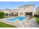 Beautiful backyard featuring a private pool, spa, patio, and ample space for outdoor recreation at 385 Southfield St, Kissimmee, FL 34747